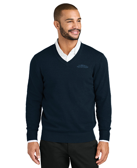 men's V-neck sweater