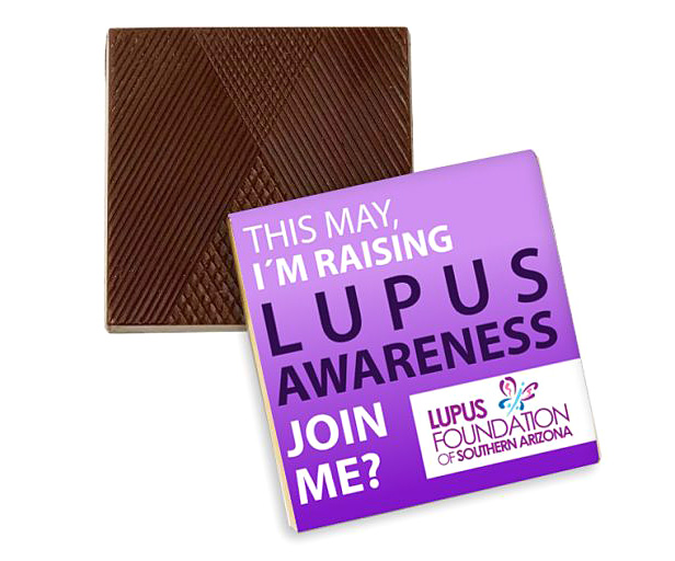 Lupus awareness chocolate