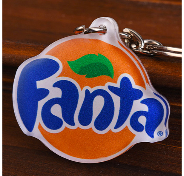 full-color custom acrylic keychain