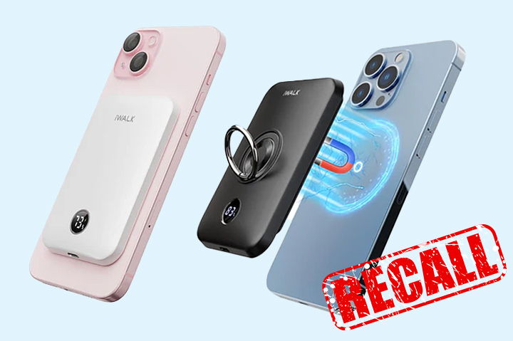 Burn Injuries Prompt Recall of iWalk Magnetic Wireless Power Banks
