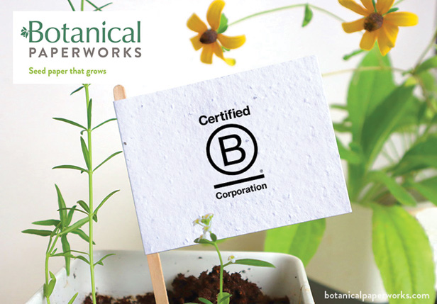 Botanical PaperWorks Achieves B Corp Certification