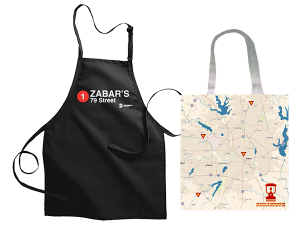 apron and tote bag