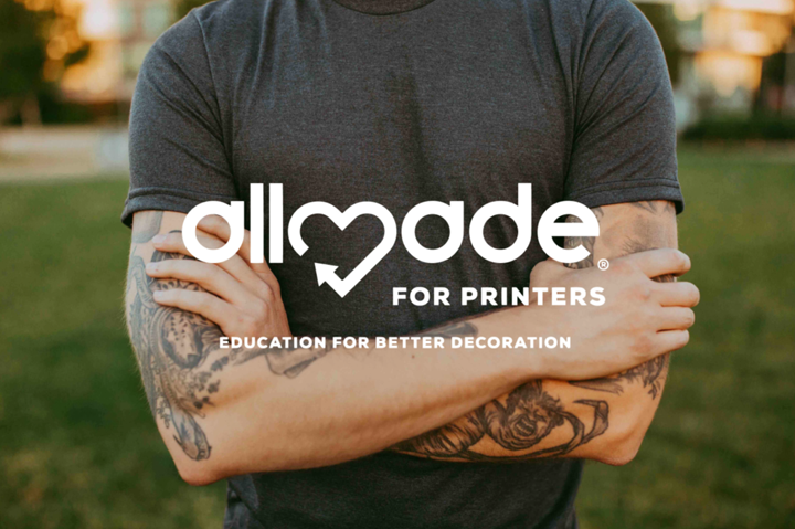 Allmade Apparel Creates Decoration Recommendations Guide for Printers