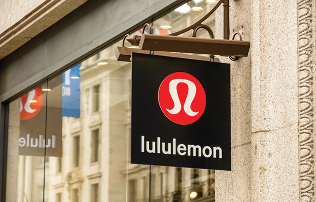 Lululemon sign