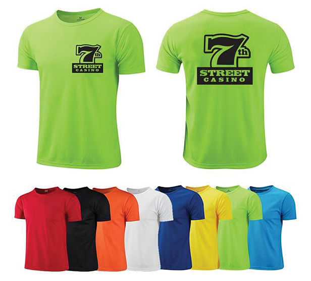 t-shirt, assorted colors