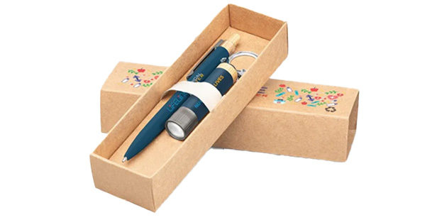 pen and flashlight gift box