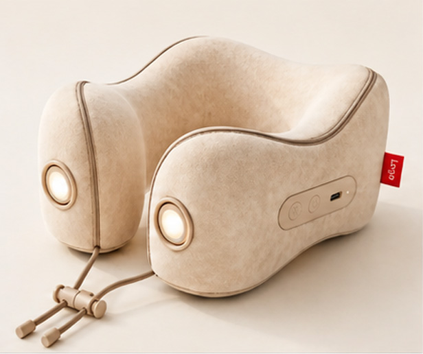 Neck Pillow With Reading Lights 