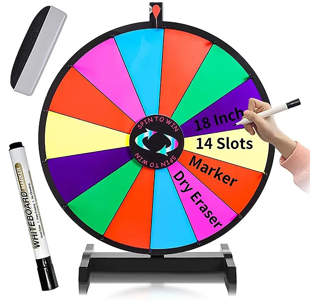 Spinning Raffle Wheel