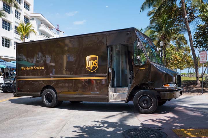 UPS truck