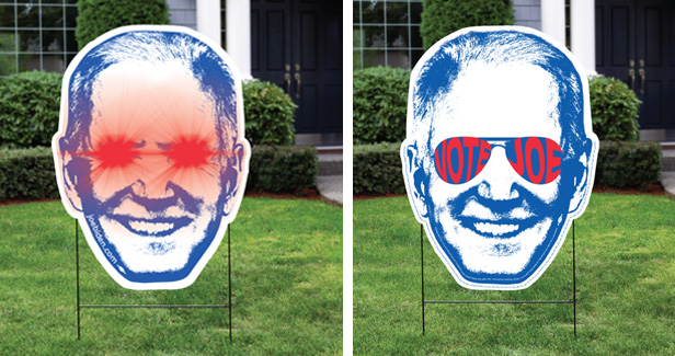 Joe Biden lawn signs