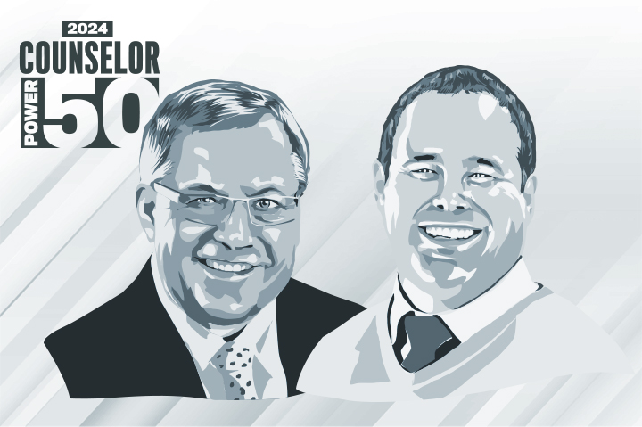 Counselor Power 50 2024: No. 8 Larry Zavadil & Justin Zavadil, American Solutions for Business