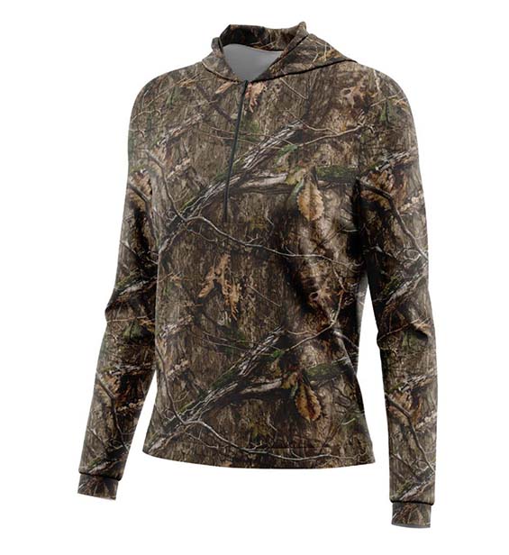 Mossy Oak half-zip hoodie
