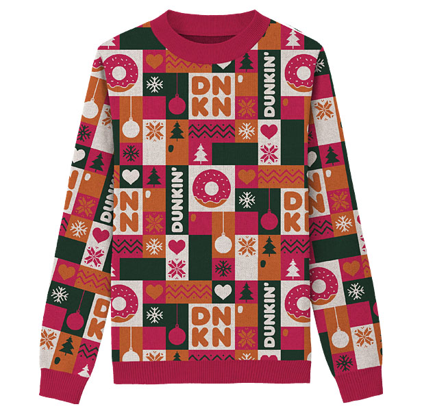 Dunkin' holiday sweater