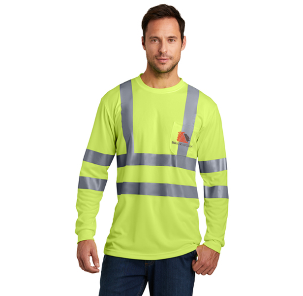 class 3 long-sleeve snag-resistant reflective t-shirt