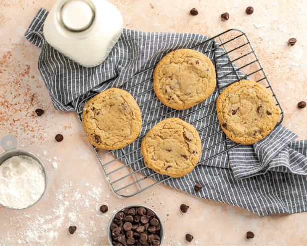 cookies on wire rack