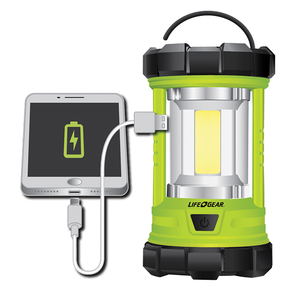 USB-rechargeable lantern and power bank