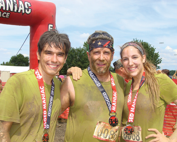 Joe Farve with his kids