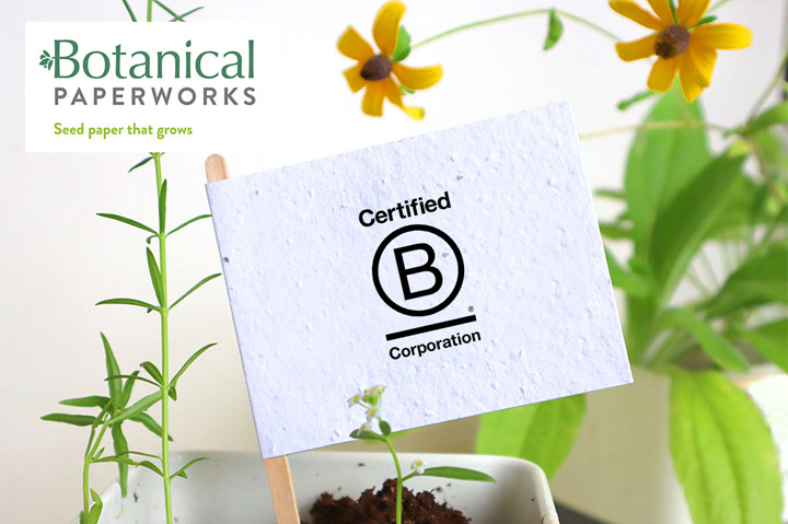 Botanical PaperWorks Achieves B Corp Certification