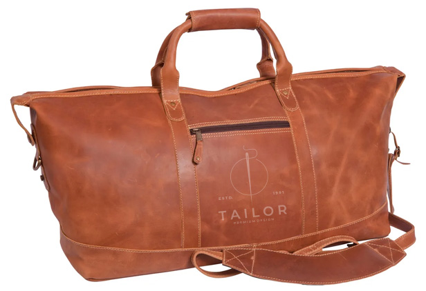 leather duffel