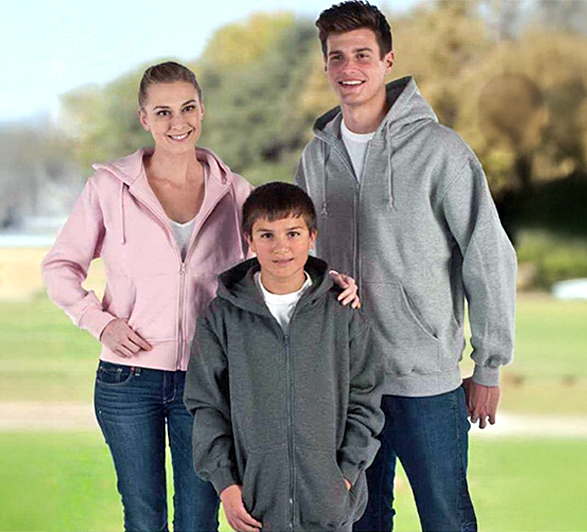 full-zip hooded sweatshirts
