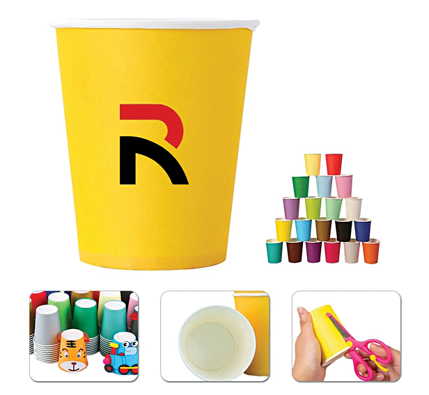 paper cups, assorted colors