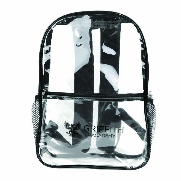 Clear backpack