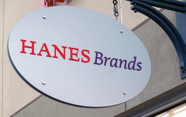 Hanes Brands sign