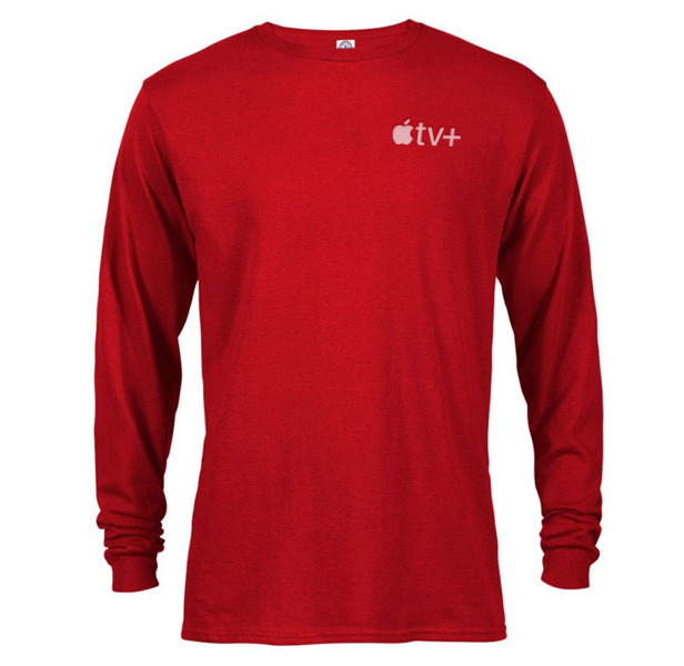 long-sleeve red t-shirt